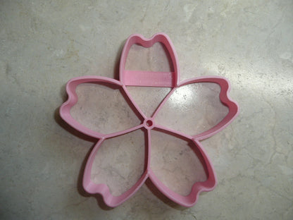 Flower 1 Five Petal Tropical Flowers Cookie Cutter Made in USA PR3460