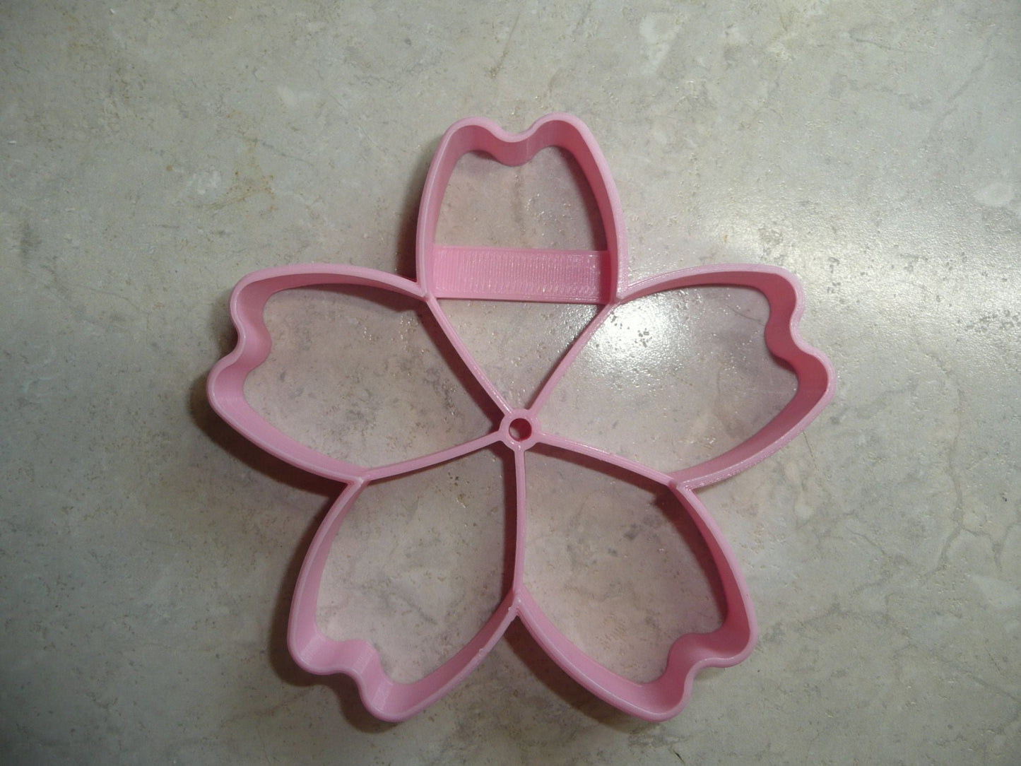 6x Five Petal Tropical Flower 1 Fondant Cutter Cupcake Topper 1.75 IN USA FD3460