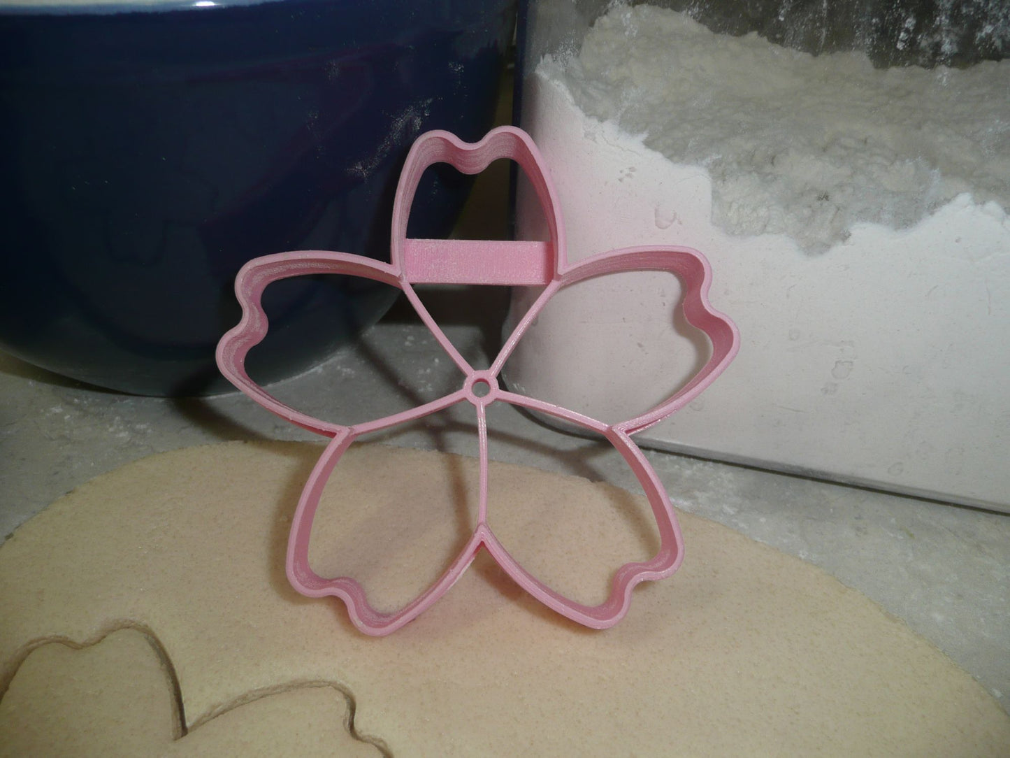 Flower 1 Five Petal Tropical Flowers Cookie Cutter Made in USA PR3460