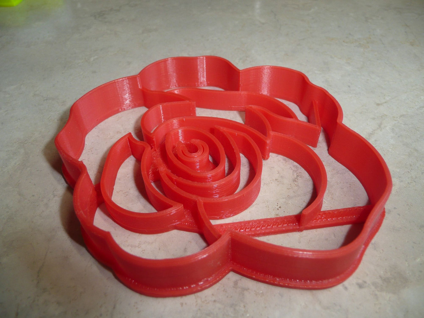 Flower 2 Rose Bloom Flowers Cookie Cutter Baking Tool USA PR3461