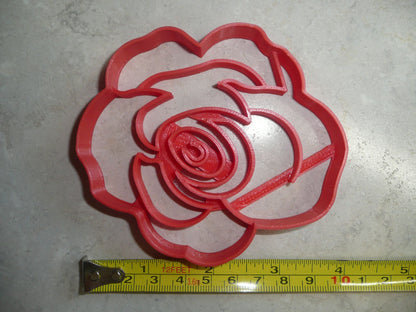 Flower 2 Rose Bloom Flowers Cookie Cutter Baking Tool USA PR3461