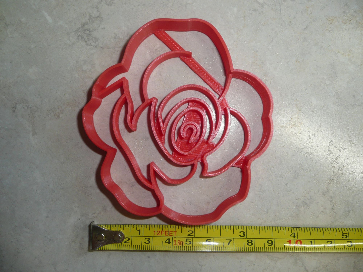 Flower 2 Rose Bloom Flowers Cookie Cutter Baking Tool USA PR3461