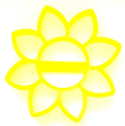 6x Sunflower Flower 4 Fondant Cutter Cupcake Topper 1.75 IN USA FD3463