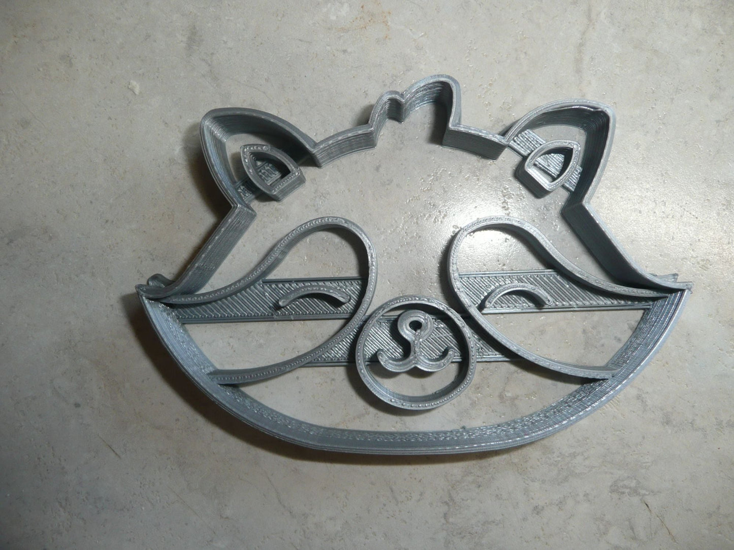 Raccoon Face Cute Masked Animal Mammal Cookie Cutter Baking Tool USA PR3464