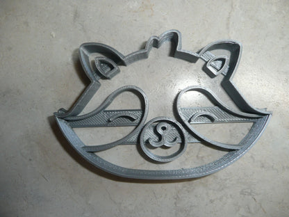 Raccoon Face Cute Masked Animal Mammal Cookie Cutter Baking Tool USA PR3464
