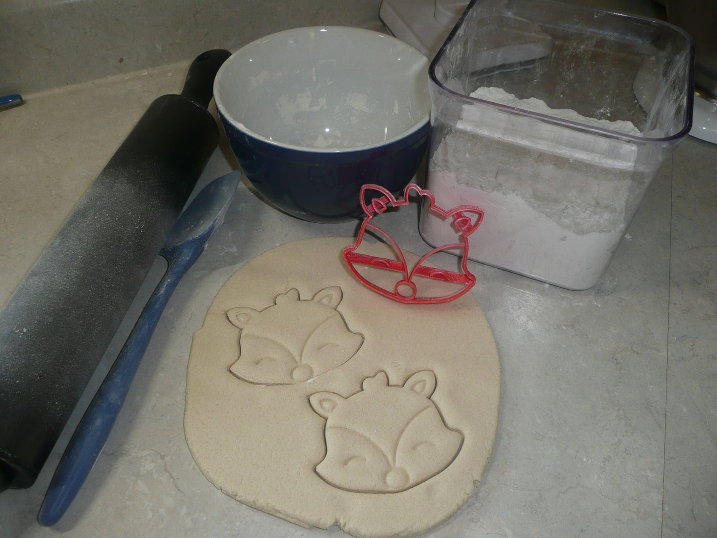 Fox Face Cute Furry Animal Mammal Cookie Cutter Baking Tool USA PR3465