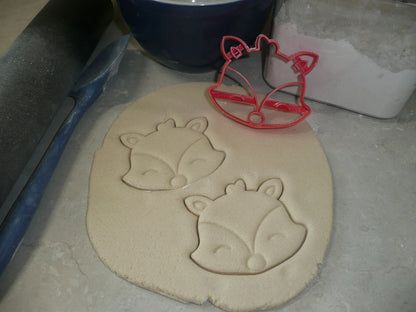 Fox Face Cute Furry Animal Mammal Cookie Cutter Baking Tool USA PR3465