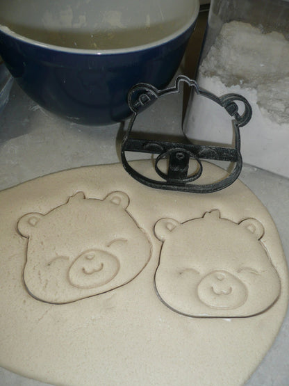 Bear Face Cute Wild Animal Mammal Cookie Cutter Baking Tool USA PR3466
