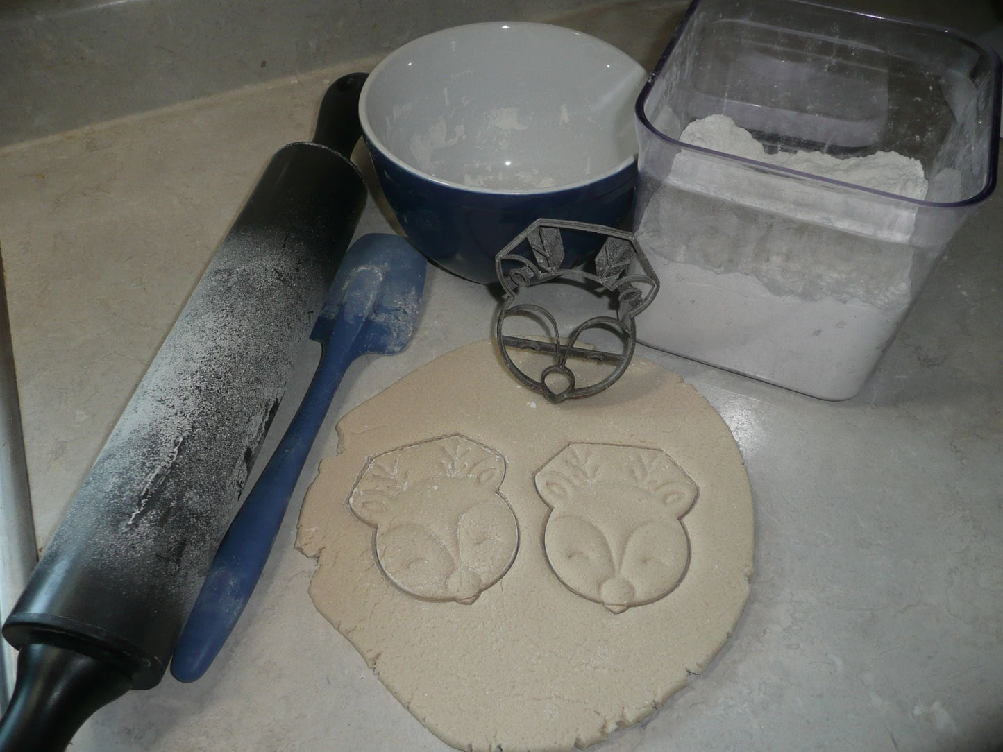 Deer Face Cute Animal Mammal Outdoors Cookie Cutter Baking Tool USA PR3467