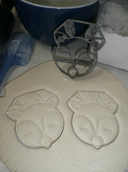 Deer Face Cute Animal Mammal Outdoors Cookie Cutter Baking Tool USA PR3467
