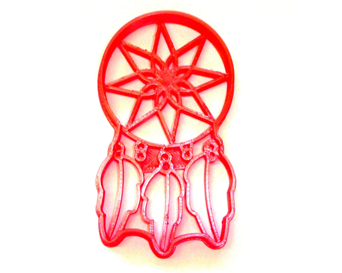 6x Dream Catcher Dreamcatcher Fondant Cutter Cupcake Topper 1.75 IN USA FD3468