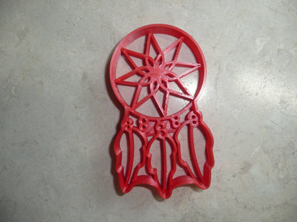 6x Dream Catcher Dreamcatcher Fondant Cutter Cupcake Topper 1.75 IN USA FD3468