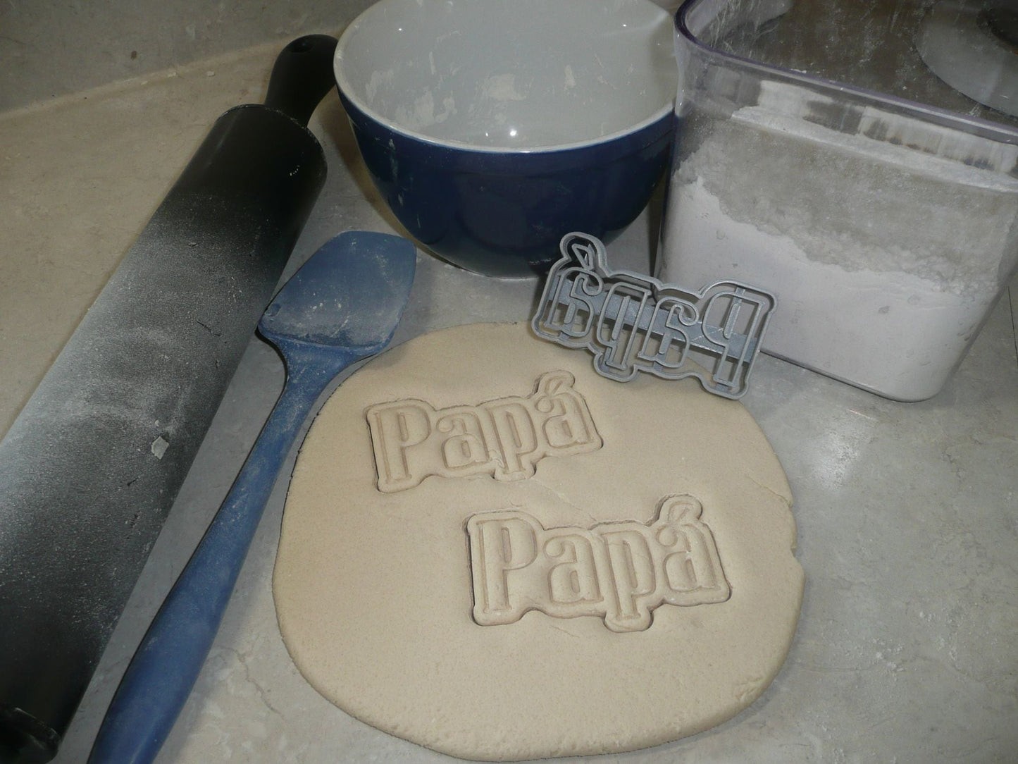 Papa With Accent Spanish For Dad Father Daddy Cookie Cutter USA PR3469