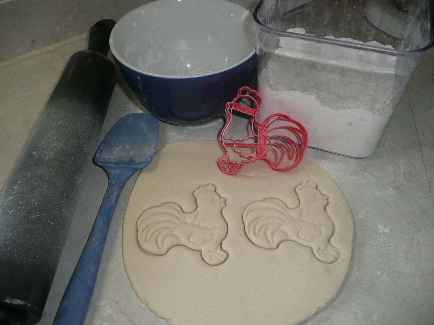 Rooster Male Chicken Bird Farm Animal Cookie Cutter Baking Tool USA PR3470