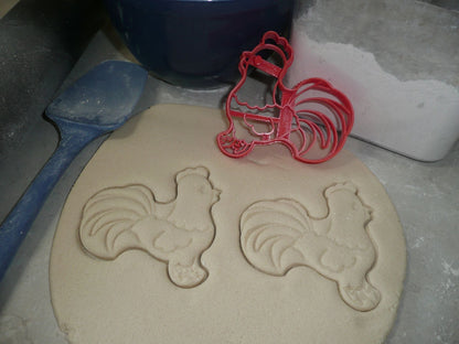 Rooster Male Chicken Bird Farm Animal Cookie Cutter Baking Tool USA PR3470
