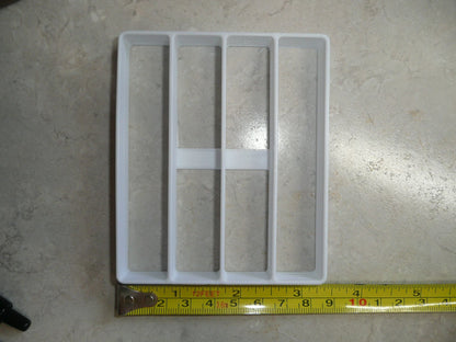 Cookie Brownie Treat Dessert Sticks Bars Cookie Cutter USA PR3473