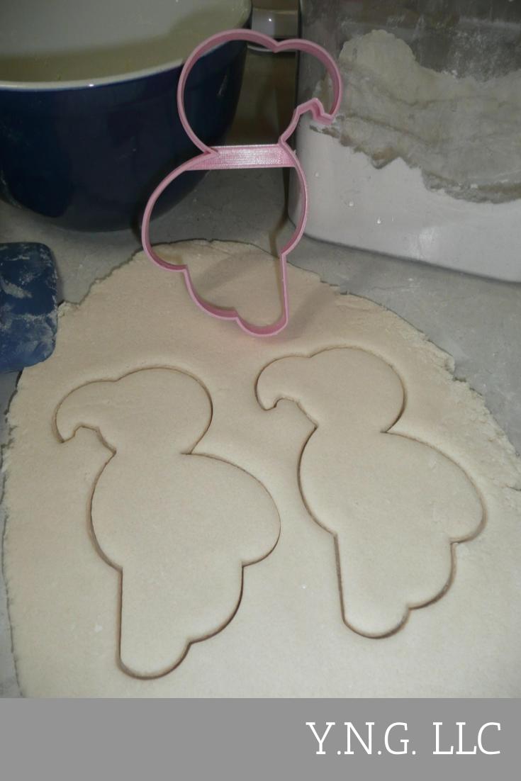 Flamingo Outline Water Wading Pink Bird Cookie Cutter Baking Tool USA PR3476