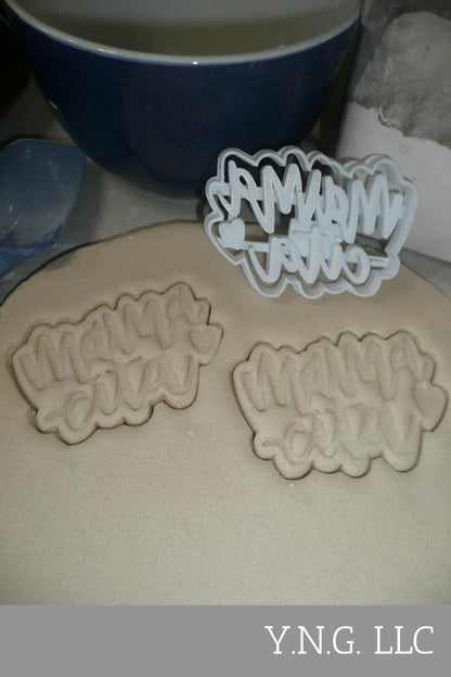 Mamacita Mama-cita With Heart Spanish Cookie Cutter Baking Tool USA PR3478