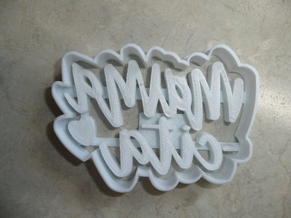 Mamacita Mama-cita With Heart Spanish Cookie Cutter Baking Tool USA PR3478