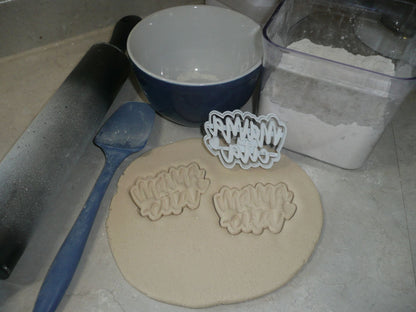 Mamacita Mama-cita With Heart Spanish Cookie Cutter Baking Tool USA PR3478