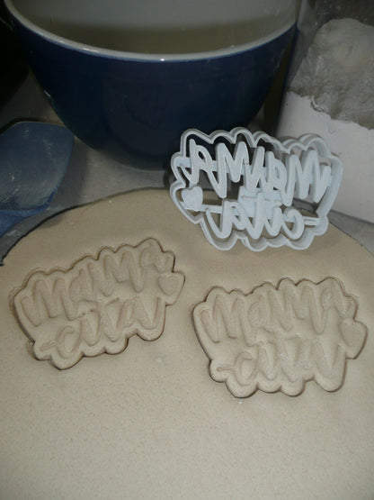 Mamacita Mama-cita With Heart Spanish Cookie Cutter Baking Tool USA PR3478