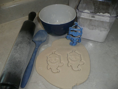 Genie From Magic Lamp Kids Cartoon Movie Character Cookie Cutter USA PR3488