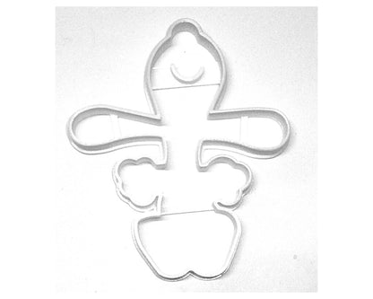 6x Snoopy Dancing Fondant Cutter Cupcake Topper 1.75 IN USA FD3493