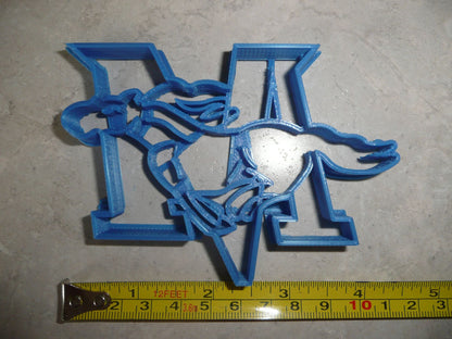 Meadowdale High School Washington Mavericks M Mustang Cookie Cutter USA PR3499