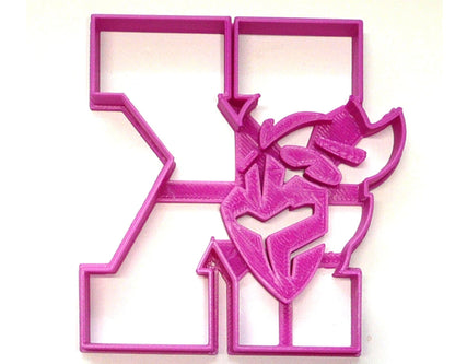 Kamiak High School Washington K with Knight Helmet Cookie Cutter USA PR3501