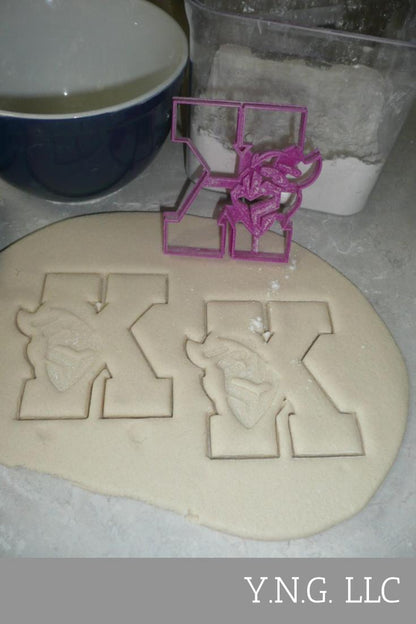 Kamiak High School Washington K with Knight Helmet Cookie Cutter USA PR3501