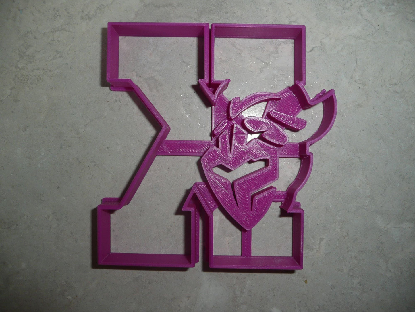 Kamiak High School Washington K with Knight Helmet Cookie Cutter USA PR3501