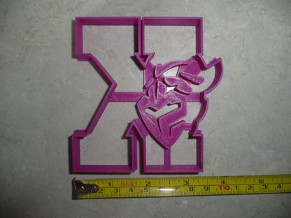 Kamiak High School Washington K with Knight Helmet Cookie Cutter USA PR3501