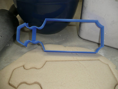 Sorority or Fraternity Paddle Outline Cookie Cutter Made In USA PR3512