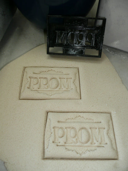 Prom 3 Word High School Formal Dance Cookie Cutter Made In USA PR3515