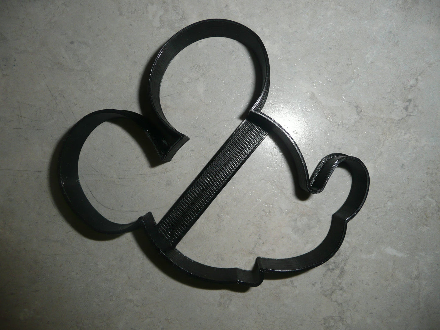 Mickey Mouse Head Side Facing Outline Cartoon Character Cookie Cutter USA PR3516