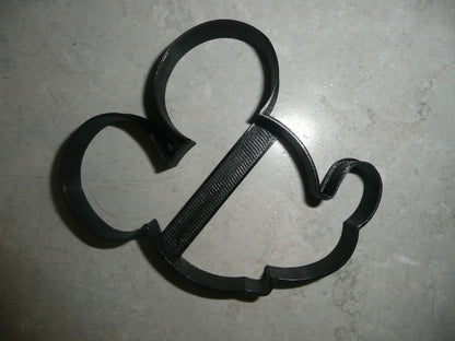 Mickey Mouse Head Side Facing Outline Cartoon Character Cookie Cutter USA PR3516