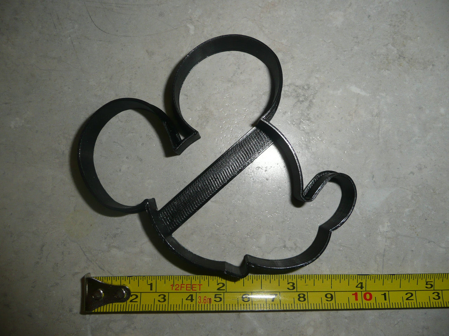 Mickey Mouse Head Side Facing Outline Cartoon Character Cookie Cutter USA PR3516