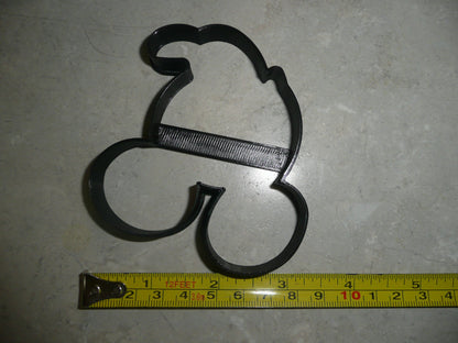 Mickey Mouse Head Side Facing Outline Cartoon Character Cookie Cutter USA PR3516