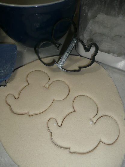 Mickey Mouse Head Side Facing Outline Cartoon Character Cookie Cutter USA PR3516