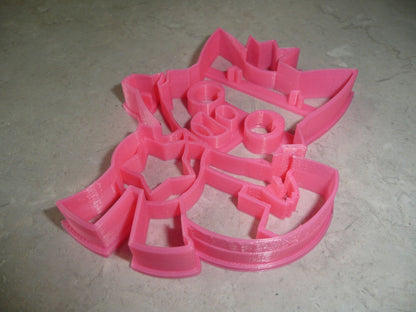 Pinkfong Pink Fox With Crown Baby Shark Cartoon Cookie Cutter USA PR3517