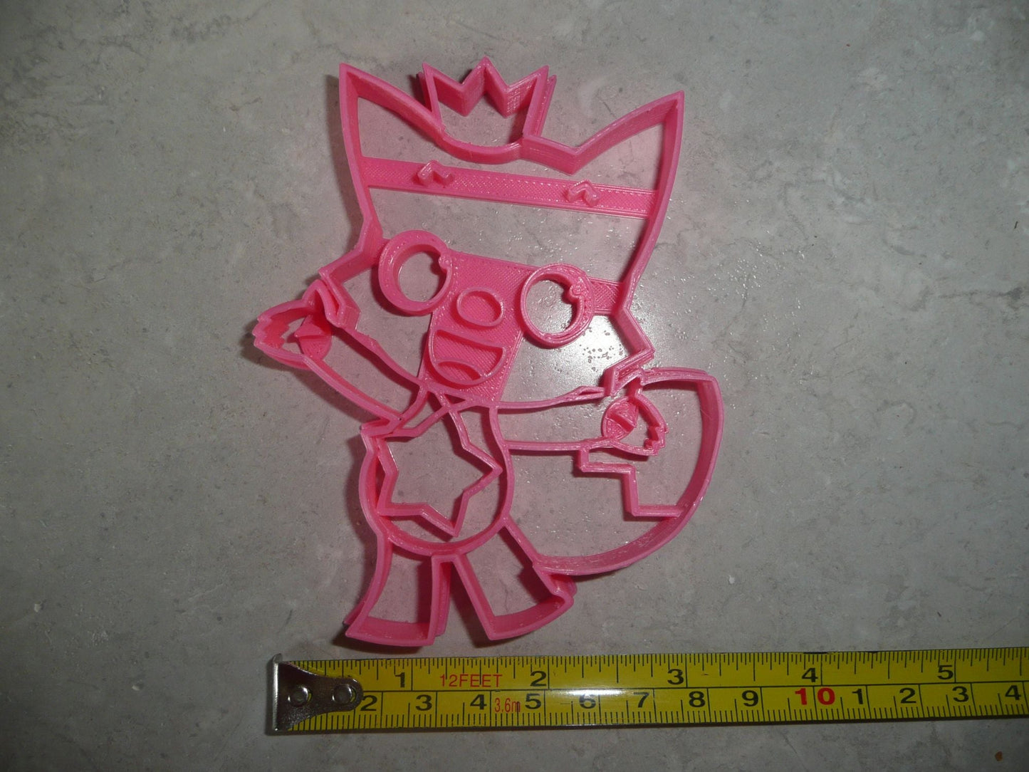 Pinkfong Pink Fox With Crown Baby Shark Cartoon Cookie Cutter USA PR3517