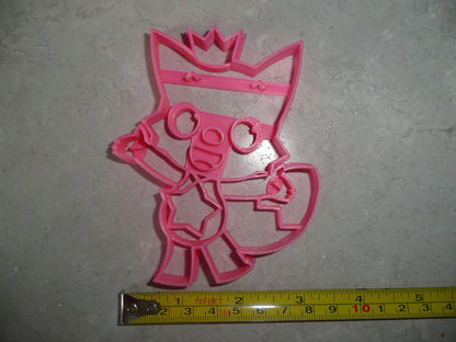 Pinkfong Pink Fox With Crown Baby Shark Cartoon Cookie Cutter USA PR3517