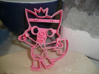 Pinkfong Pink Fox With Crown Baby Shark Cartoon Cookie Cutter USA PR3517