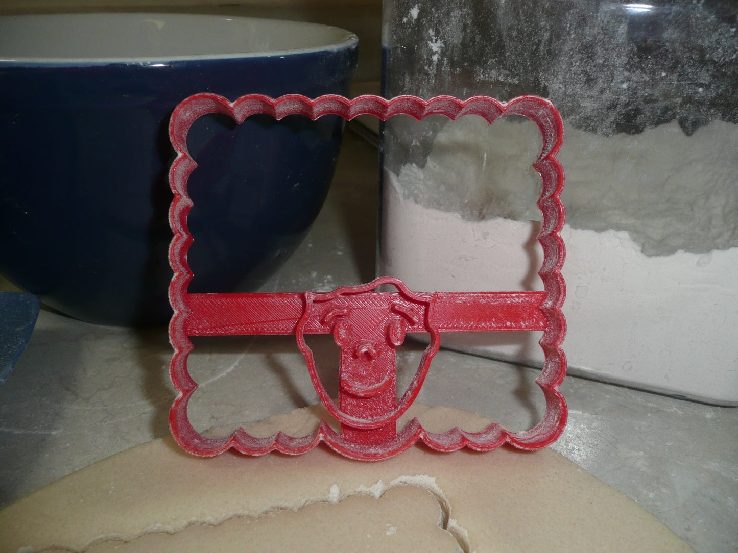 Face With Square Afro Curly Natural Hair Hairstyle Cookie Cutter USA PR3518