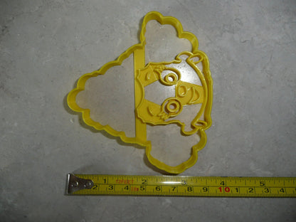 Deema Bubble Guppies Face Merperson Cartoon Character Cookie Cutter USA PR3546