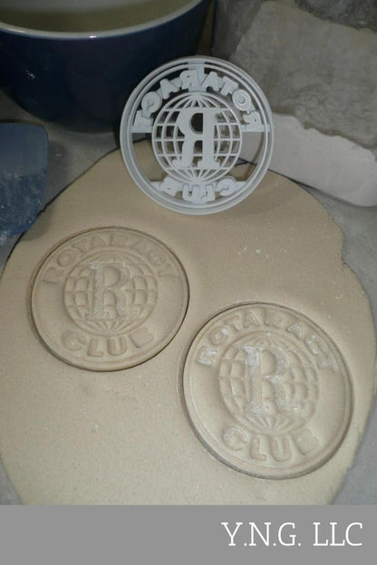 Rotaract Club Rotary International Gear Wheel Cookie Cutter USA PR3616