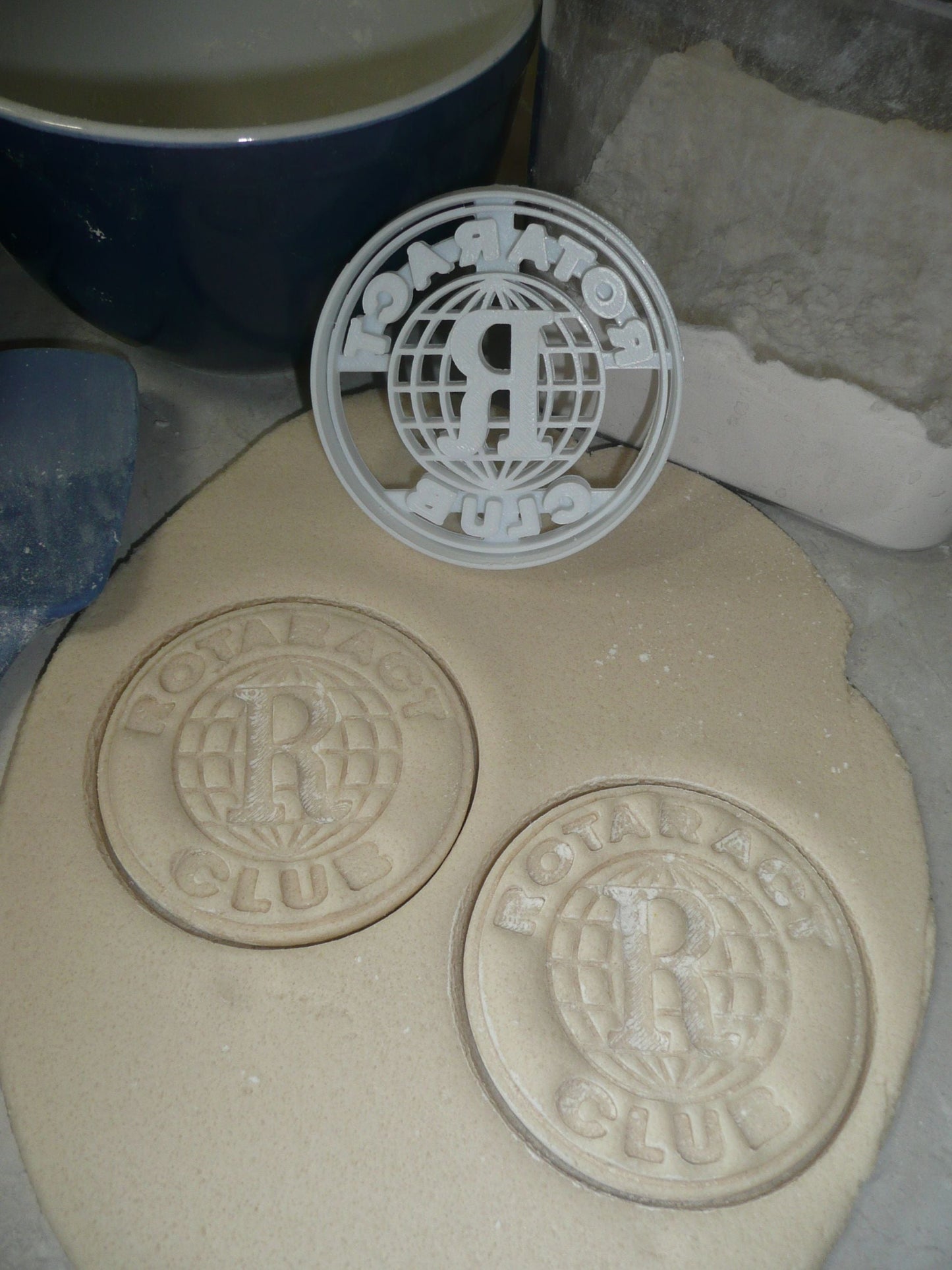 Rotaract Club Rotary International Gear Wheel Cookie Cutter USA PR3616