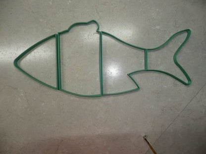 4 Piece Large Fish Puzzle Clay or Cookie Cutter USA PR3617