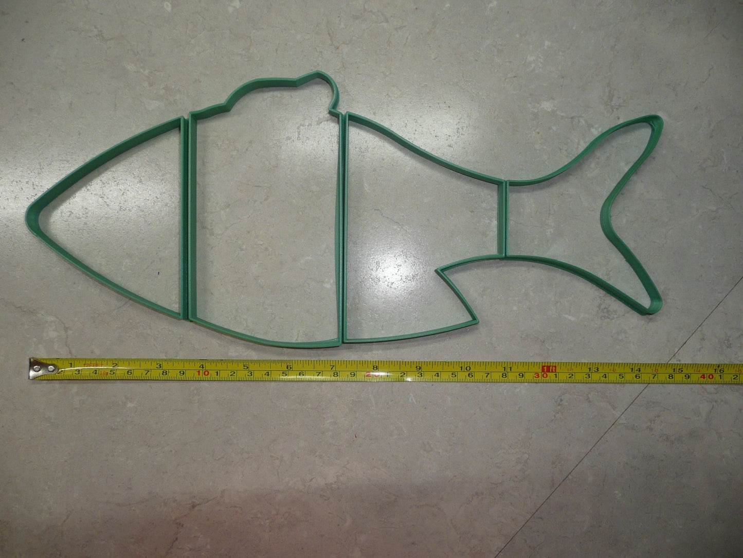 4 Piece Large Fish Puzzle Clay or Cookie Cutter USA PR3617