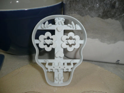 Sugar Skull Detailed Day Of The Dead Celebration Cookie Cutter USA PR3618